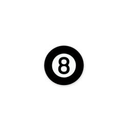 8 Ball Cat Eye