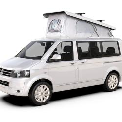Barres de toit pour Volkswagen T5 et T6 &agrave; toit relevable SCA, T5 et T6 &agrave; toit relevable SCA, de toit