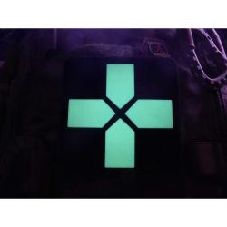 Big Red Cross Medic Patch - Glow in the dark (GITD)