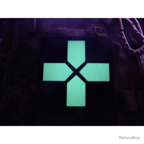 Big Red Cross Medic Patch - Glow in the dark (GITD)