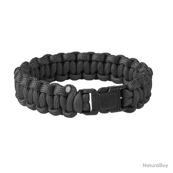 Bracelet de survie paracorde - Black