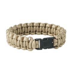 Bracelet de survie paracorde - Coyote