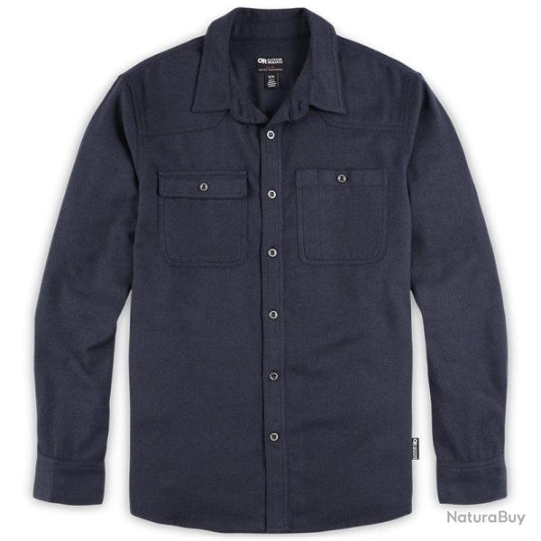 Chemise en flanelle Feedback pour homme - Navy Blue / M