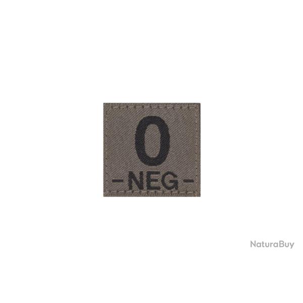 Clawgear 0 Neg Bloodgroup Patch - RAL7013