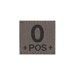 Clawgear 0 Pos Bloodgroup Patch - RAL7013