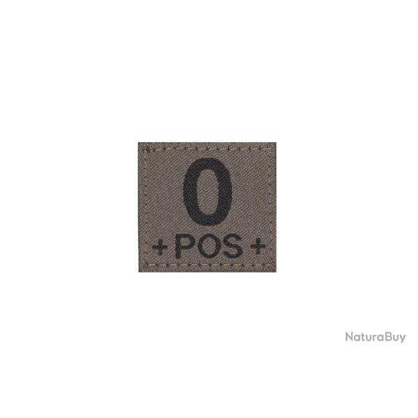 Clawgear 0 Pos Bloodgroup Patch - RAL7013