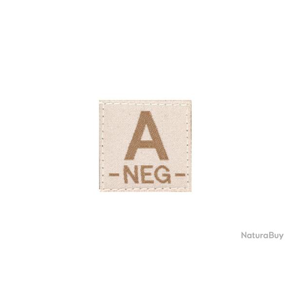 Clawgear A Neg Bloodgroup Patch - Desert