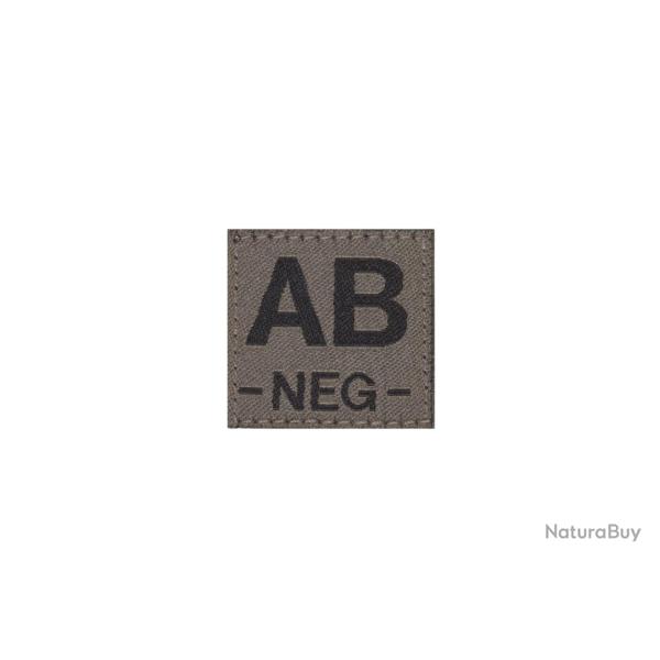 Clawgear AB Neg Bloodgroup Patch - RAL7013