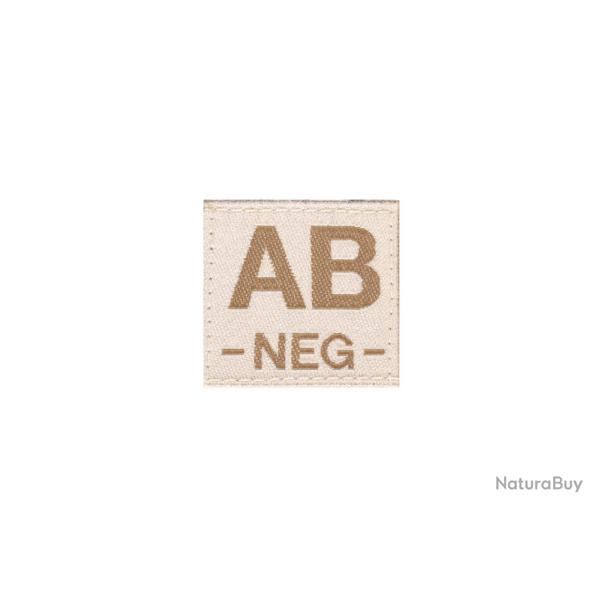 Clawgear AB Neg Bloodgroup Patch - Desert