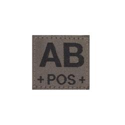 Clawgear AB Pos Bloodgroup Patch - RAL7013