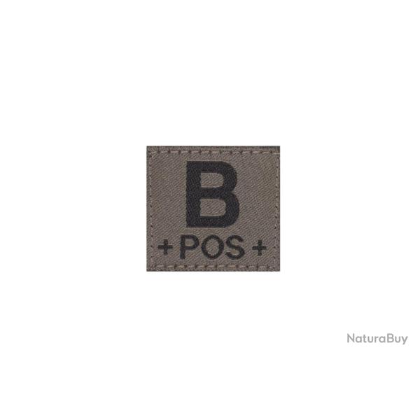 Clawgear B Pos Bloodgroup Patch - RAL7013