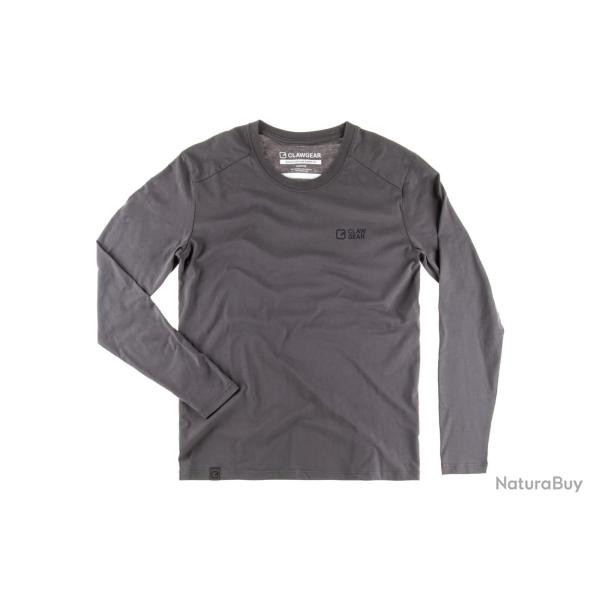Clawgear Basic Tee LS - Wolf Grey / XL