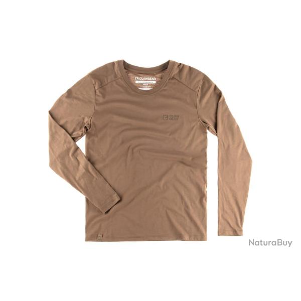 Clawgear Basic Tee LS - Coyote / XL