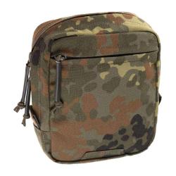 Clawgear Medium Vertical Utility Pouch Zipped Core - Flecktarn