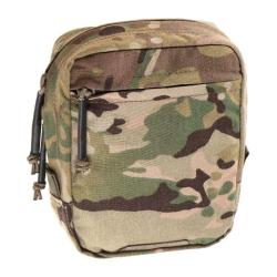 Clawgear Medium Vertical Utility Pouch Zipped Core - Multicam