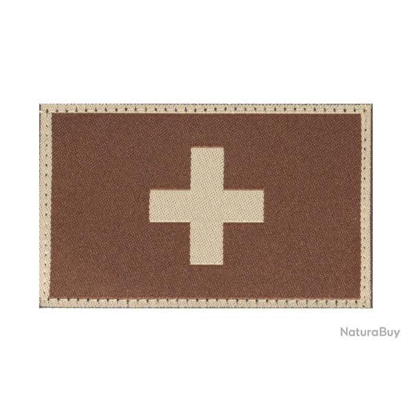 Clawgear Switzerland Flag Patch - Desert