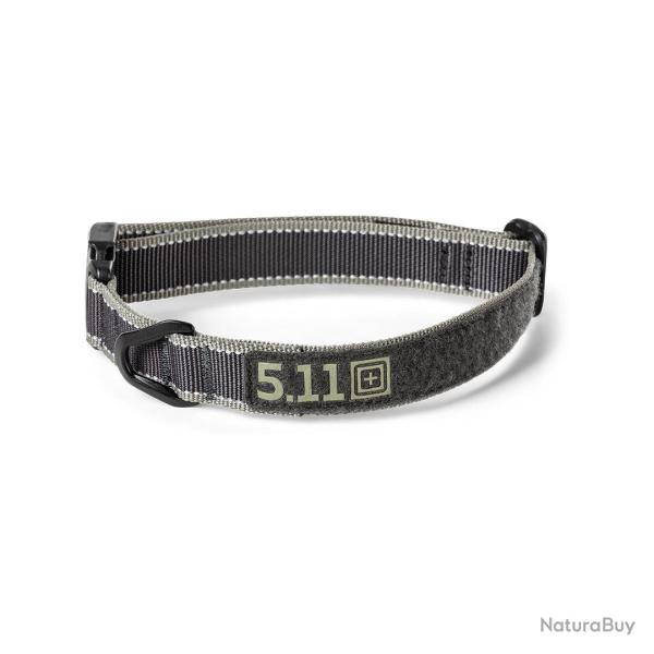 Collier pour Chien Mission Ready - Nylon, Boucle Duraflex - Gris Volcanic / L