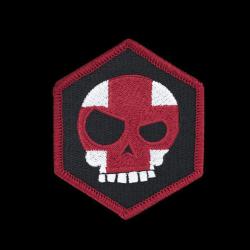 Cross Hex Patch - Noir