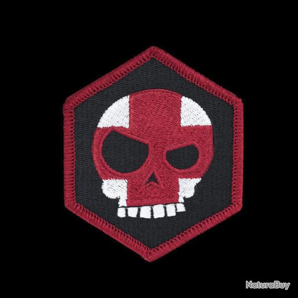 Cross Hex Patch - Noir