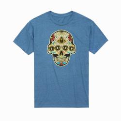 Dia De Los Quatros Tee - Bleu / L
