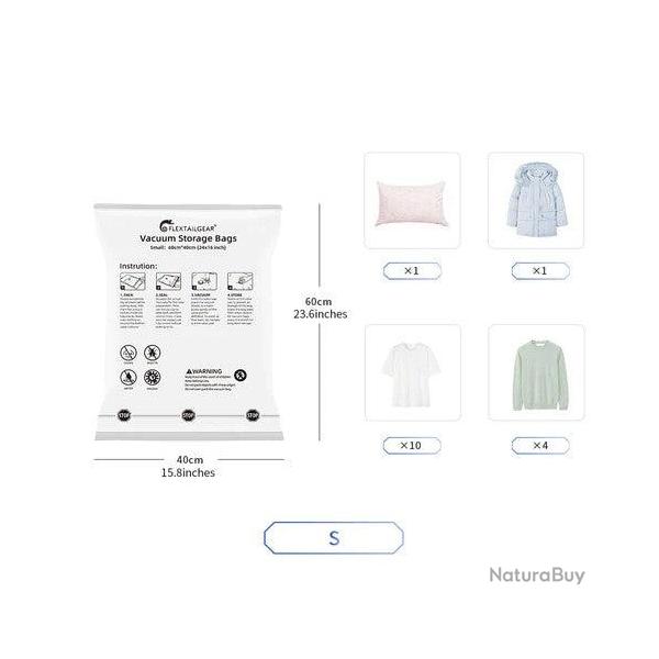 Ensemble de Sacs sous vide - S