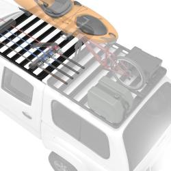 Galerie de toit &agrave; pieds hauts pour Toyota Hilux, Double cabine (2005-2015)