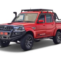Galerie de toit pour Mahindra Pik-Up double cabine (2006 et suivantes), galerie