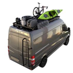 Galerie de toit pour Mercedes-Benz Sprinter, L3 long 2e et 3e g&eacute;n&eacute;ration, sans rails d'origine