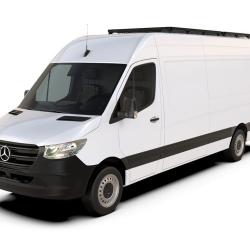 Grande galerie de toit montage alternatif pour Mercedes-Benz Sprinter, L3 long, sur rails d'origine