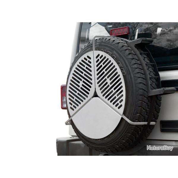 Grille de barbecue pour roue de secours