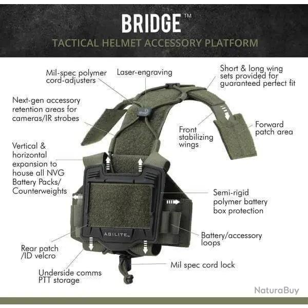 Helmet Bridge� - Noir