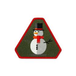 Holiday Snowman Morale Patch