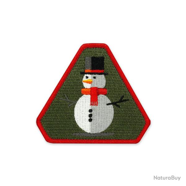 Holiday Snowman Morale Patch