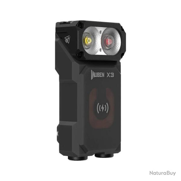 Lightok X3 Owl EDC Flashlight - Noir