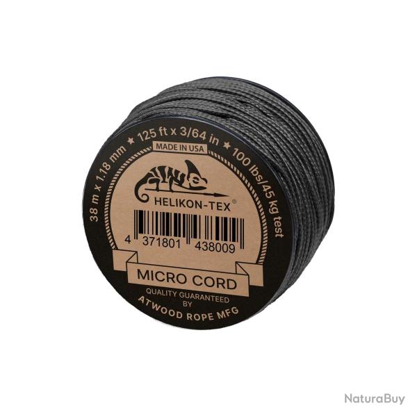 Micro-cordelette 1,18 mm - 38 m - Black