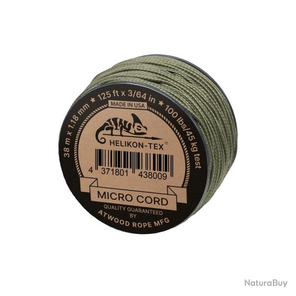 Micro-cordelette 1,18 mm - 38 m - Olive Drab