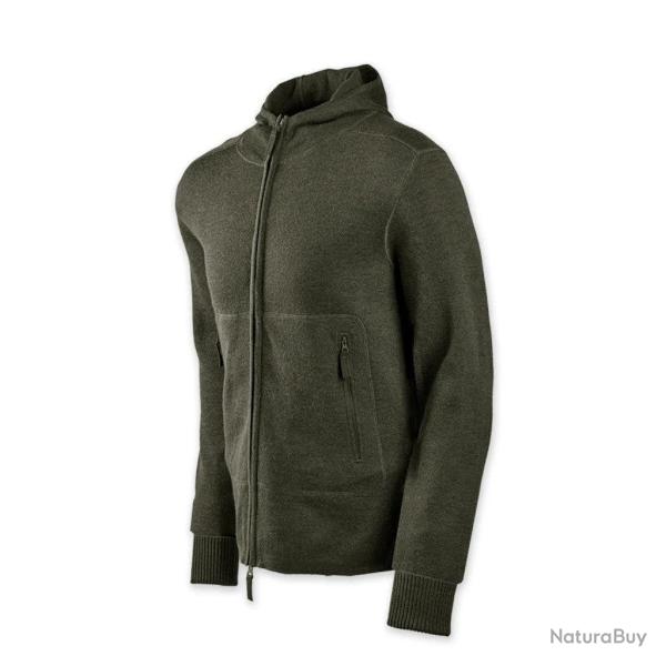 Orion Merino Hoodie FZ - Vert / XL