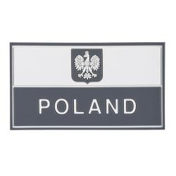 Patch banni&egrave;re polonaise 90 x 50 mm - Grey