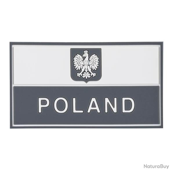 Patch banni�re polonaise 90 x 50 mm - Grey