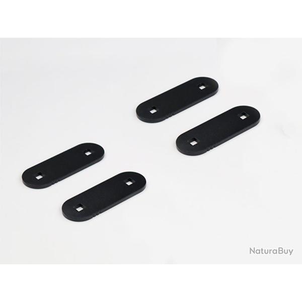 Plaques d'�crou universelles pour tente de toit - 6 supports