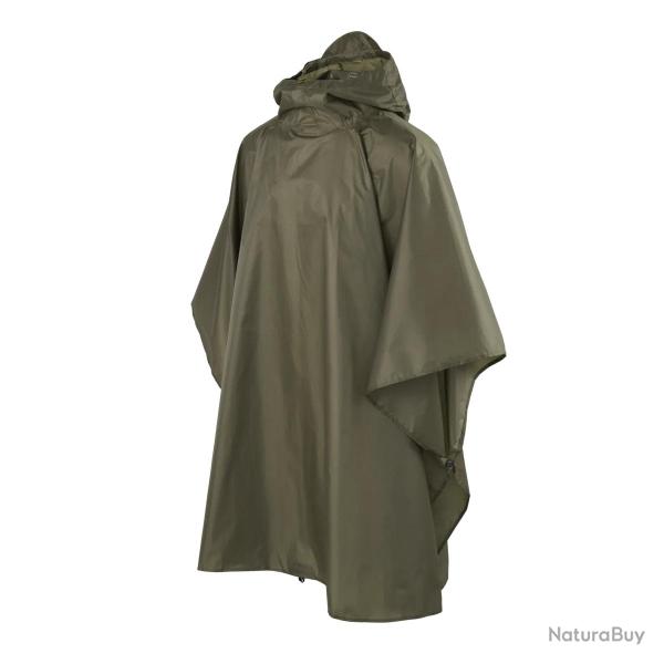 Poncho l�ger - Olive Green