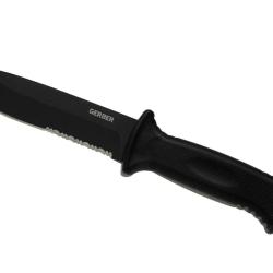 Prodigy Serrated Knife - Black