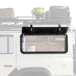 Rangement de hayon pour Land Rover Defender, Hayon lat&eacute;ral aluminium (1983-2016)