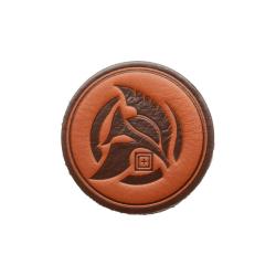 Spartan Coin Leather Patch