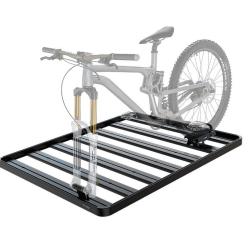 Support de v&eacute;lo pour galerie de toit - Pro, roues en place