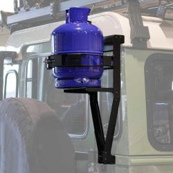 Supports lat&eacute;raux pour Land Rover Defender, Bouteille de gaz, Defender 90 et 110