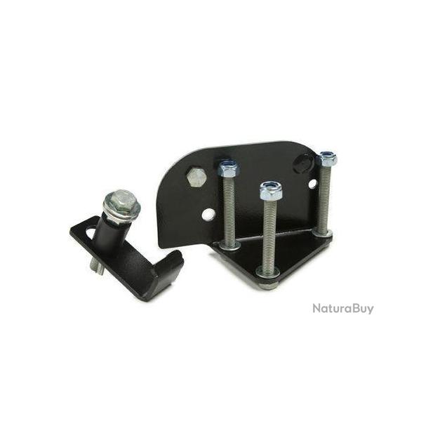 Supports lat�raux pour Land Rover Defender, Cric Hi-Lift 1,2 m, pare-chocs arri�re