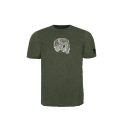 T-Shirt TAD Topo Skull - Cr&acirc;ne Blanc - Combat / M
