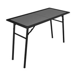 Table de camping Pro en acier inoxydable, pr&eacute;paration