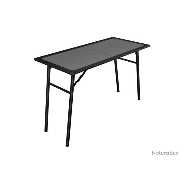 Table de camping Pro en acier inoxydable, pr�paration